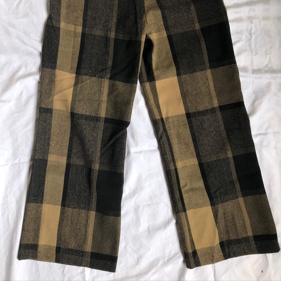 VINTAGE plaid trousers with side zipper - Picture 2 of 3